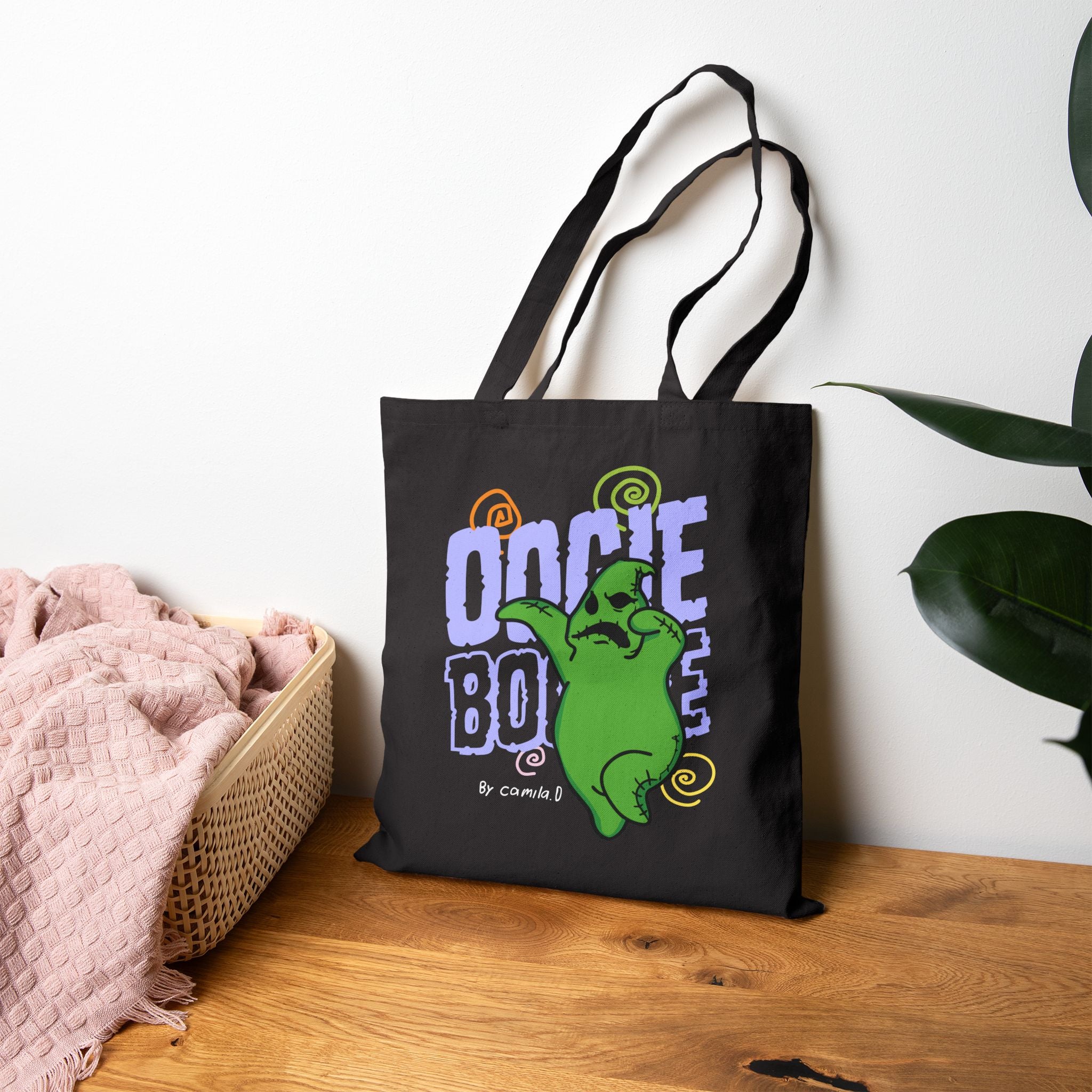 Oogie Boogie by Camila D. Cotton Canvas Tote Bag
