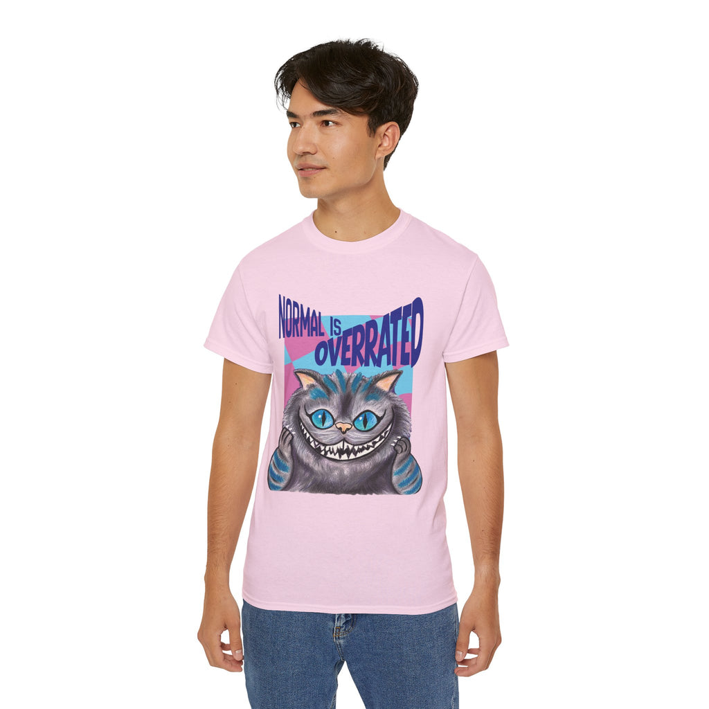 Funky Cat 'Normal Is Overrated' Graphic Tee by Gabee