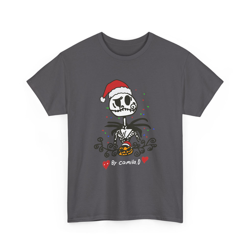 Jack Skellington Halloween Unisex Heavy Cotton Tee