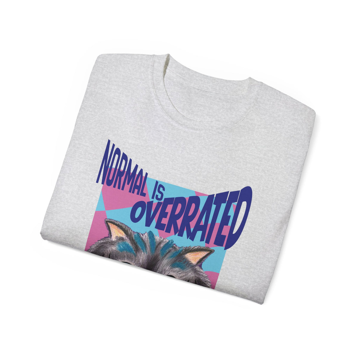 Funky Cat 'Normal Is Overrated' Graphic Tee by Gabee