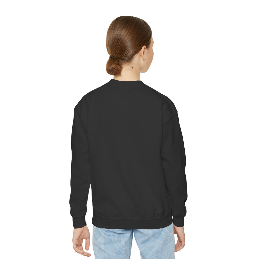 Youth Crewneck Sweatshirt — "Tis the Season to Be Spooky" Holiday Halloween Pullover by Gabee.
