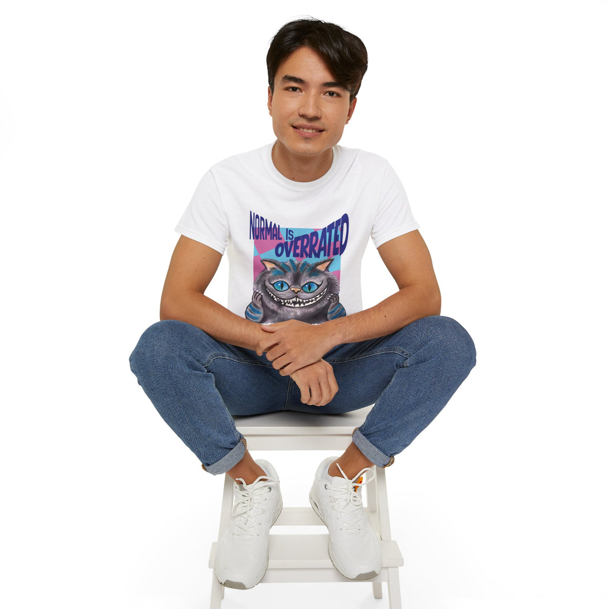 Funky Cat 'Normal Is Overrated' Graphic Tee by Gabee