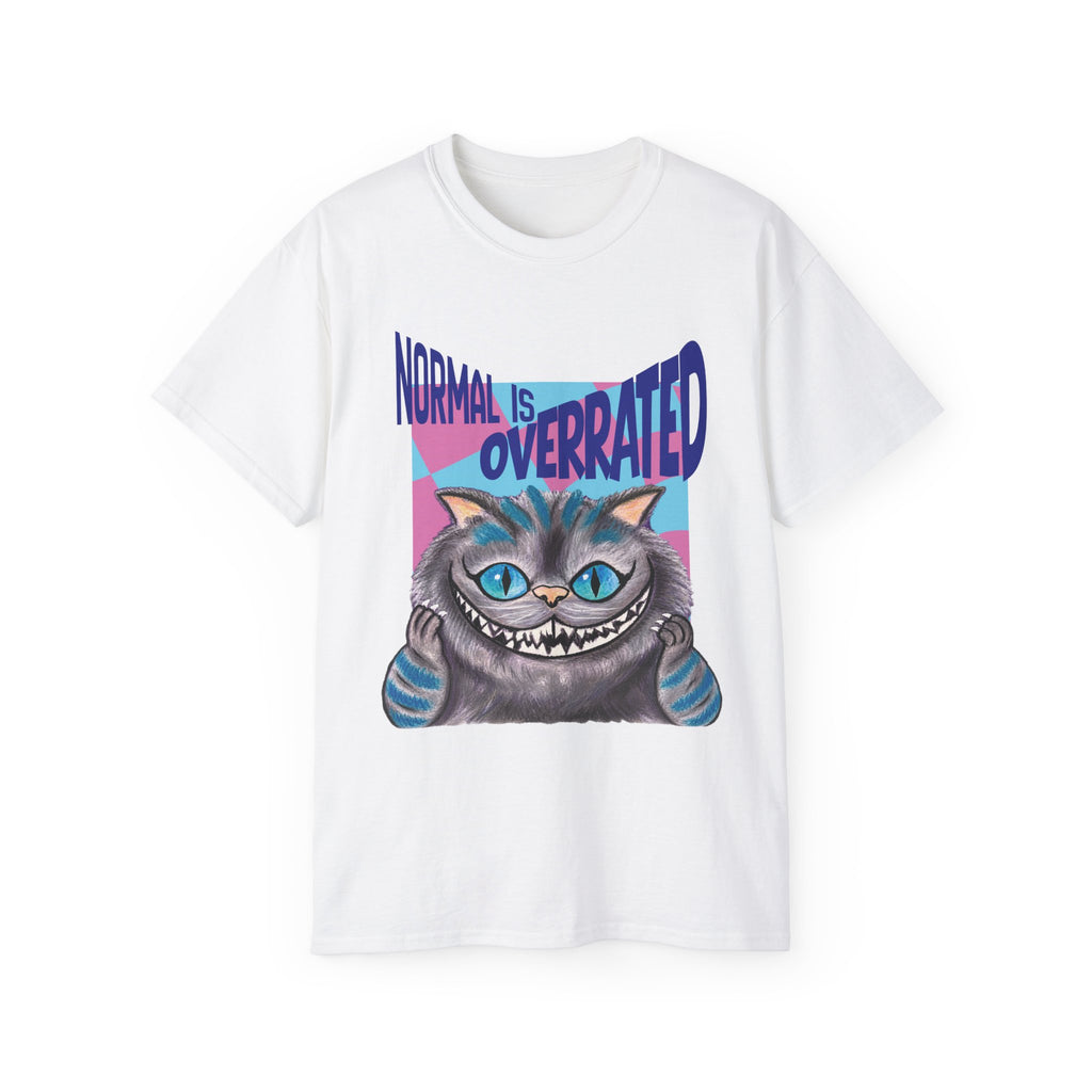 Funky Cat 'Normal Is Overrated' Graphic Tee by Gabee