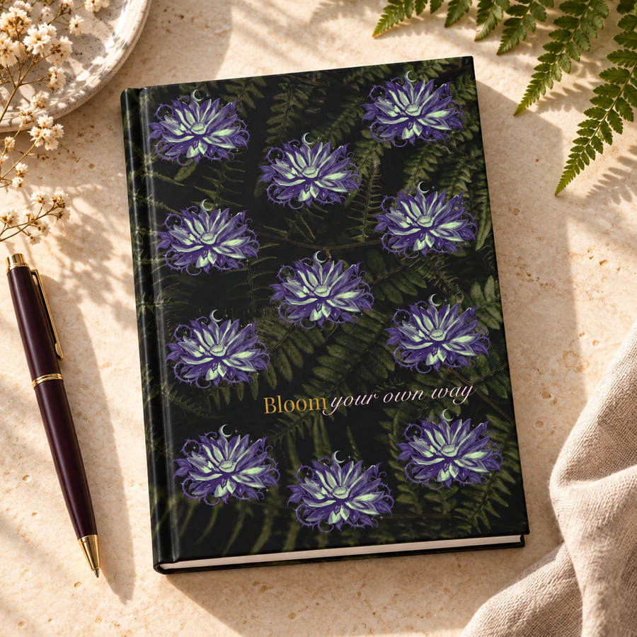 Bloom Your Own Way Floral Hardcover Journal