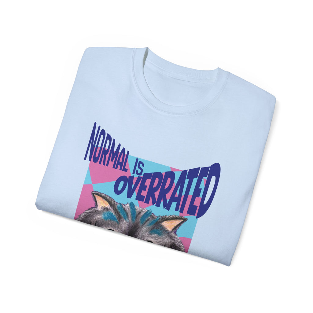 Funky Cat 'Normal Is Overrated' Graphic Tee by Gabee