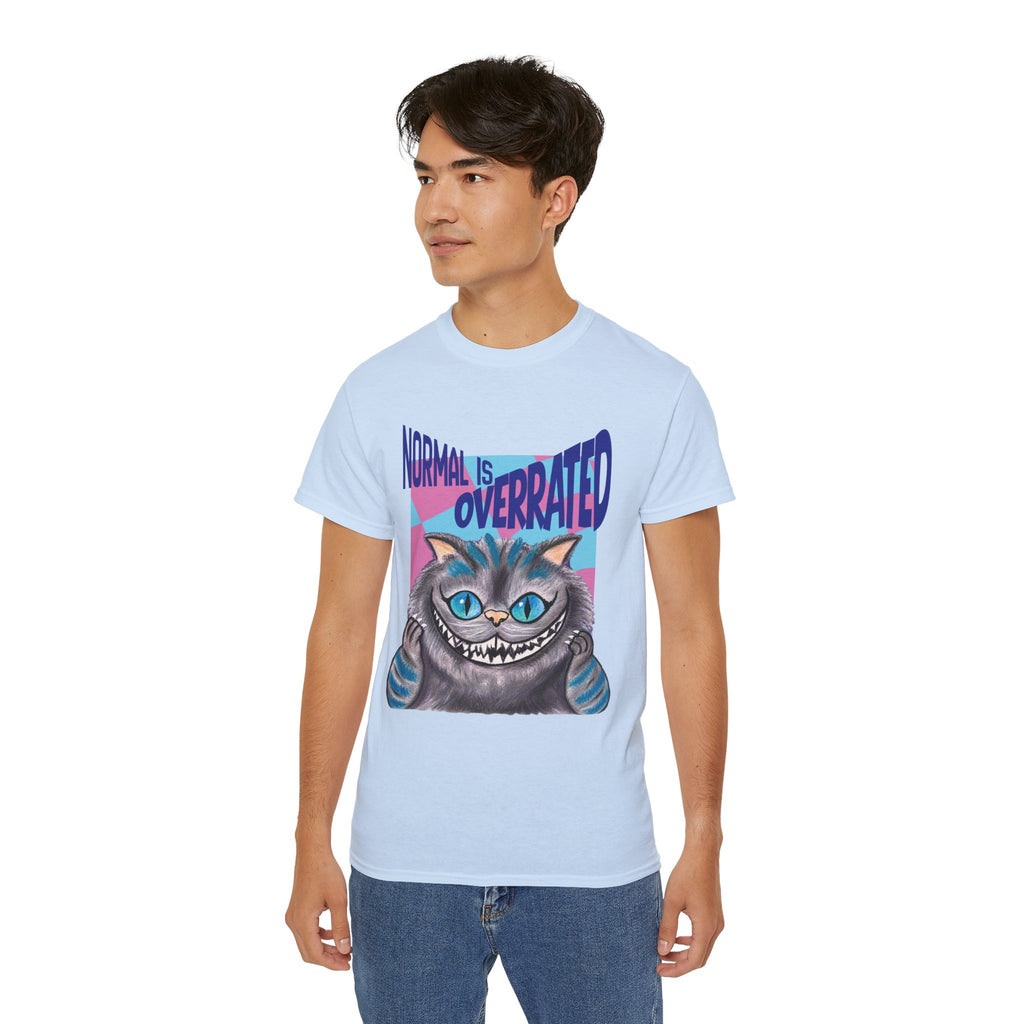 Funky Cat 'Normal Is Overrated' Graphic Tee by Gabee