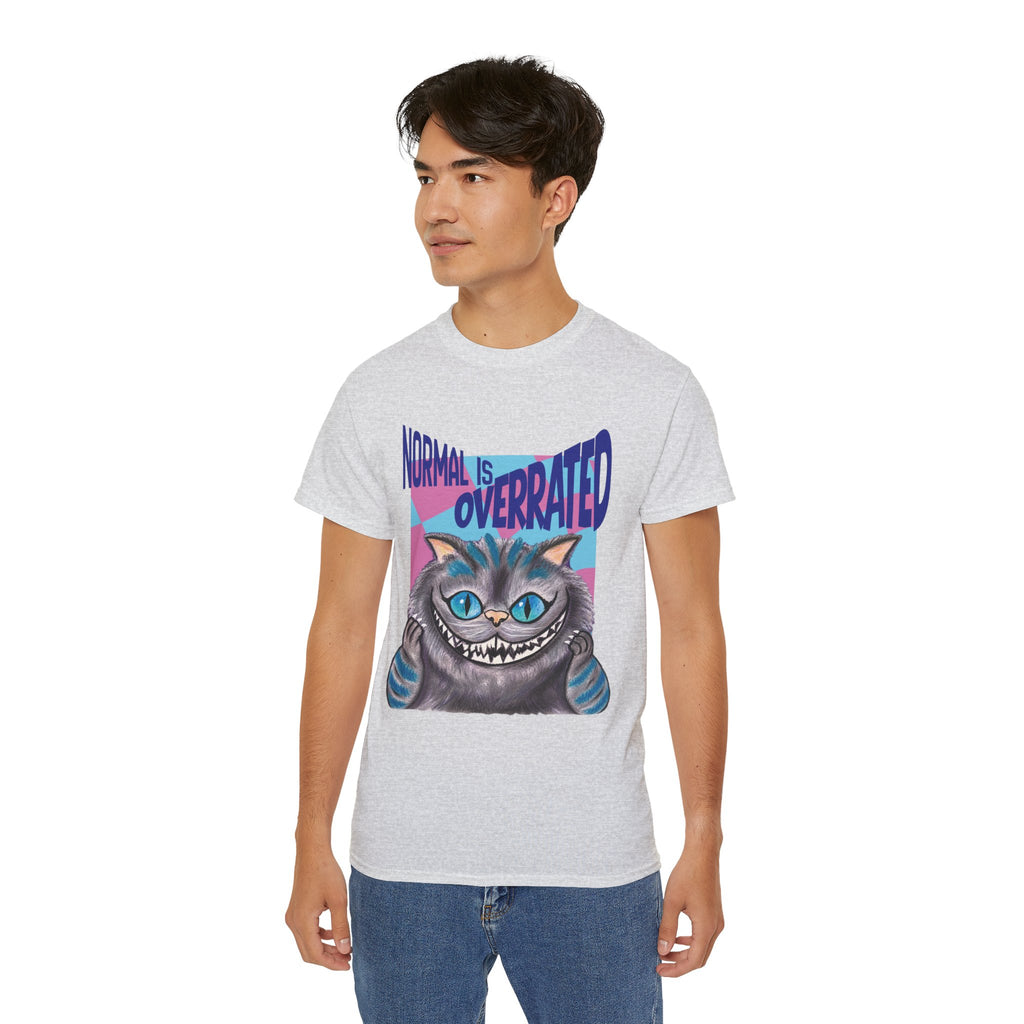 Funky Cat 'Normal Is Overrated' Graphic Tee by Gabee