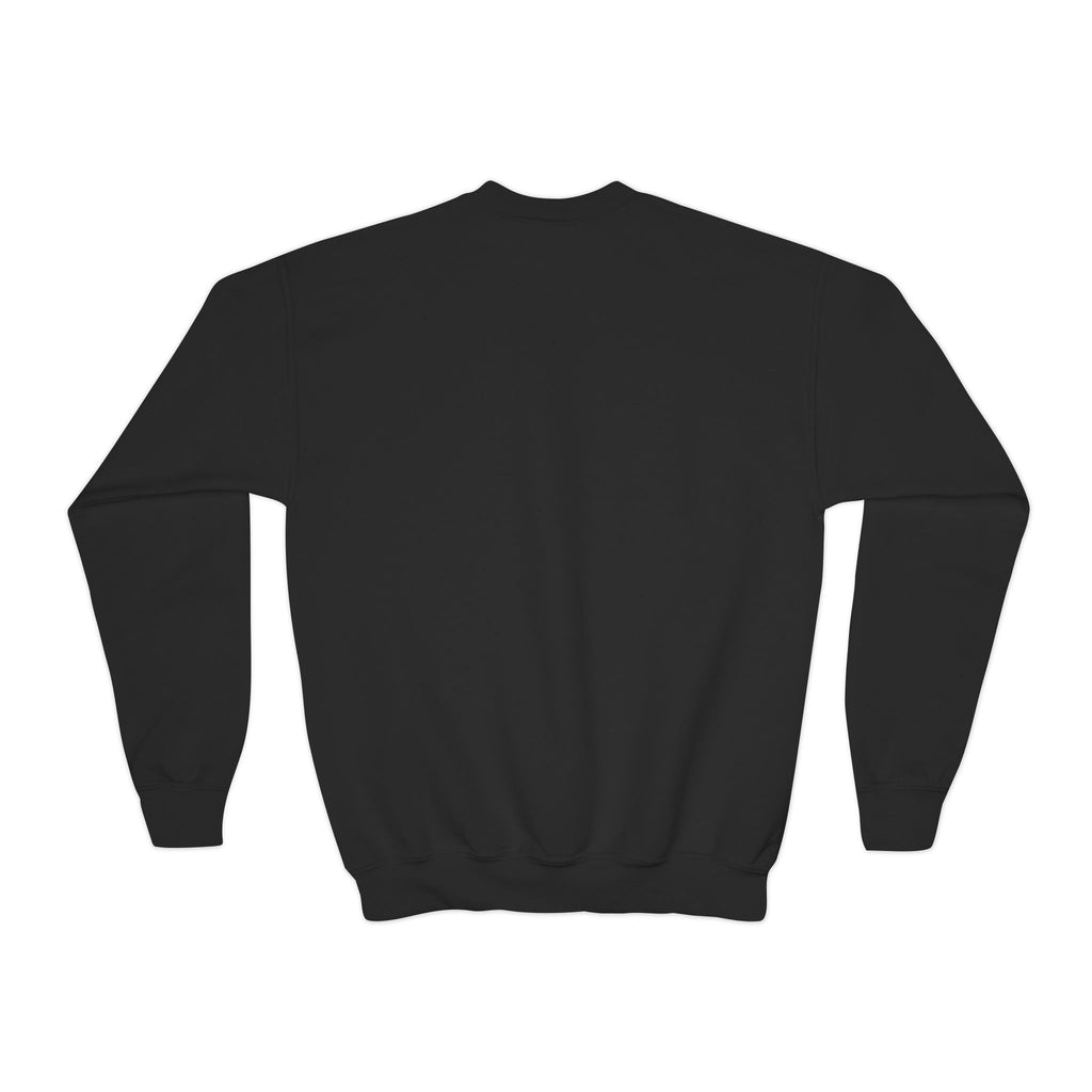 Youth Crewneck Sweatshirt — "Tis the Season to Be Spooky" Holiday Halloween Pullover by Gabee.